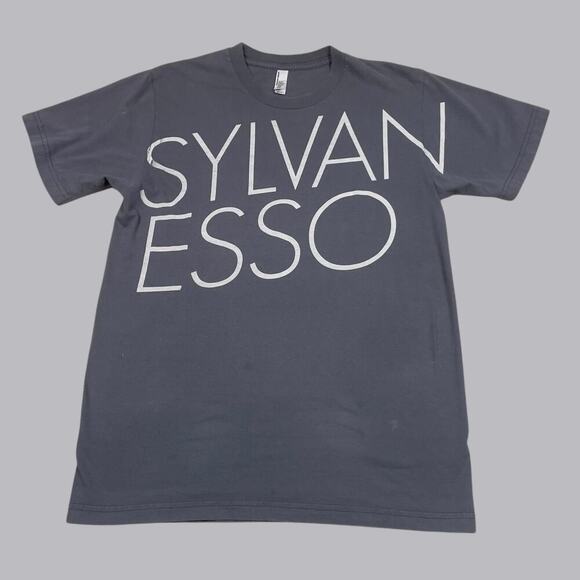 Sylvan Esso name print American Apparel shirt medium - Picture 1 of 7